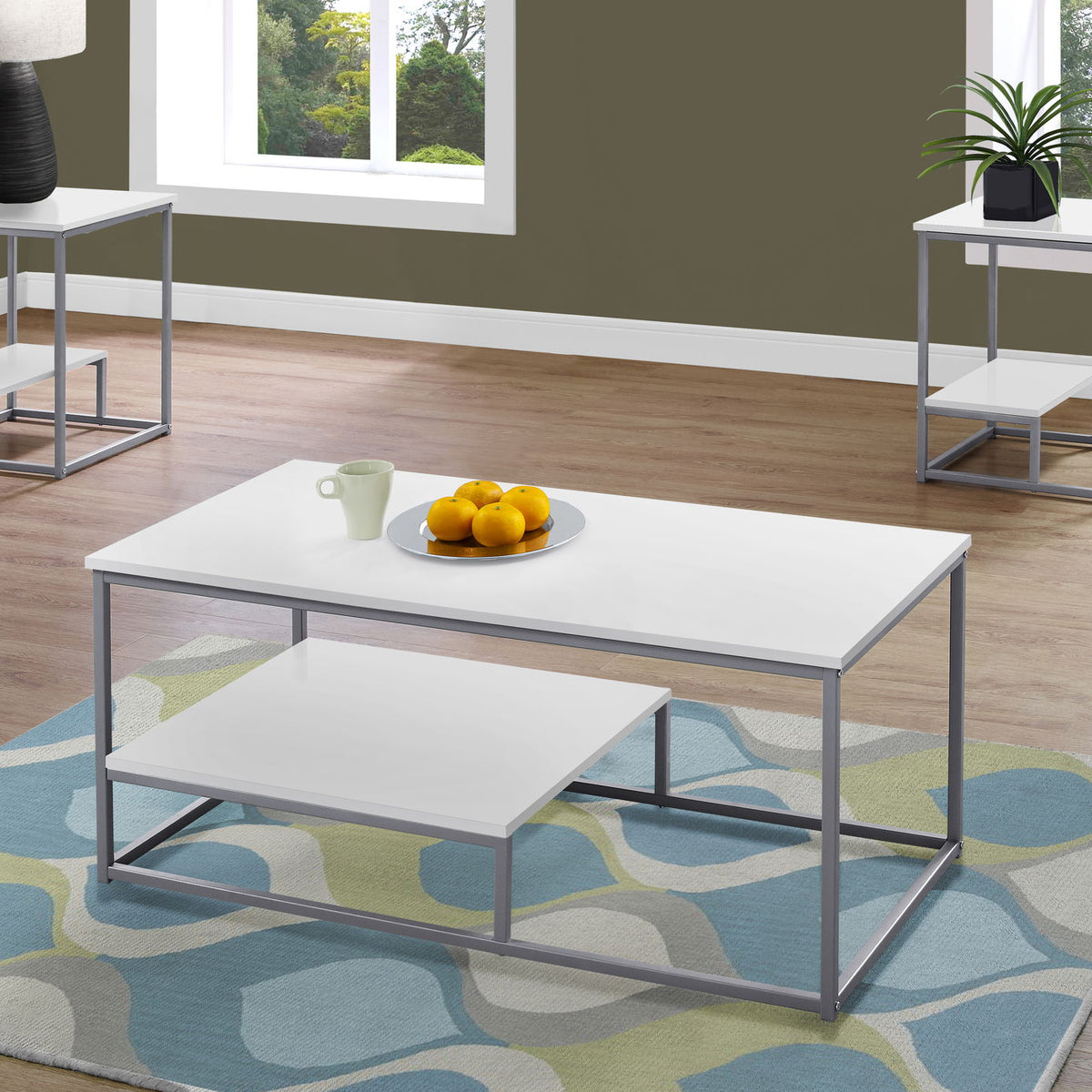 Table Set, Coffee, End, Side, Accent, Living Room, Contemporary & Modern (Set of 3)