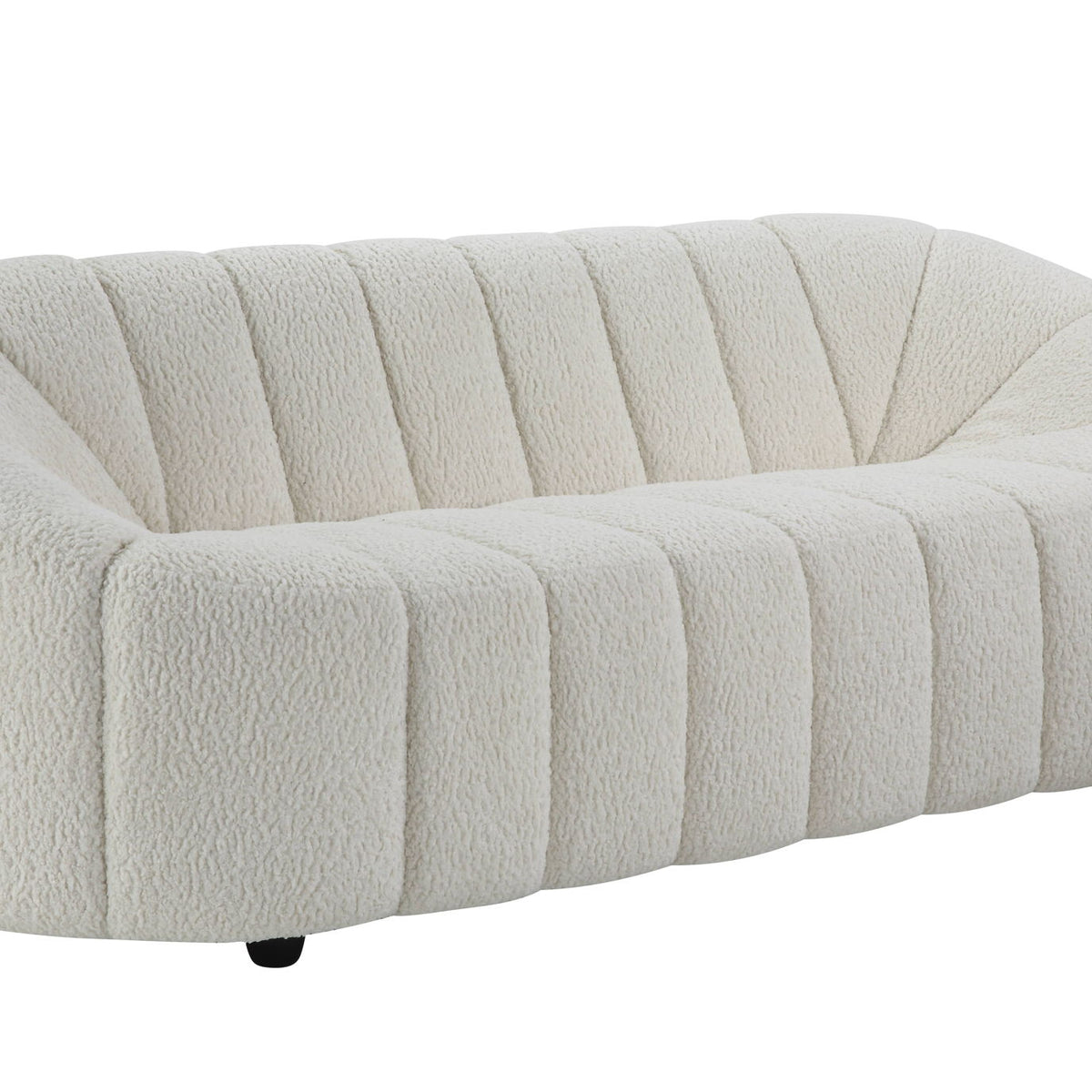 Osmash - Teddy Sherpa Sofa - White