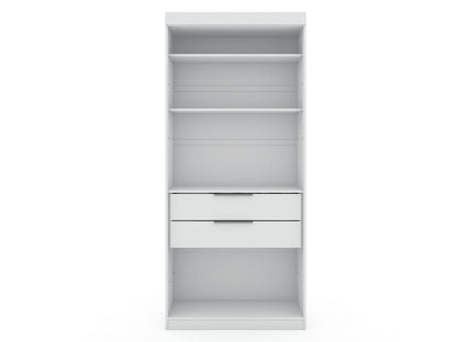 Manhattan Mulberry - Wardrobe Closet With Open Space