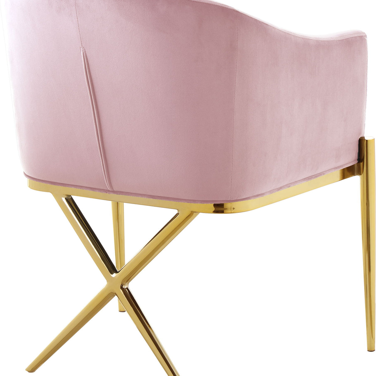 Xavier - Dining Chair with Gold Legs