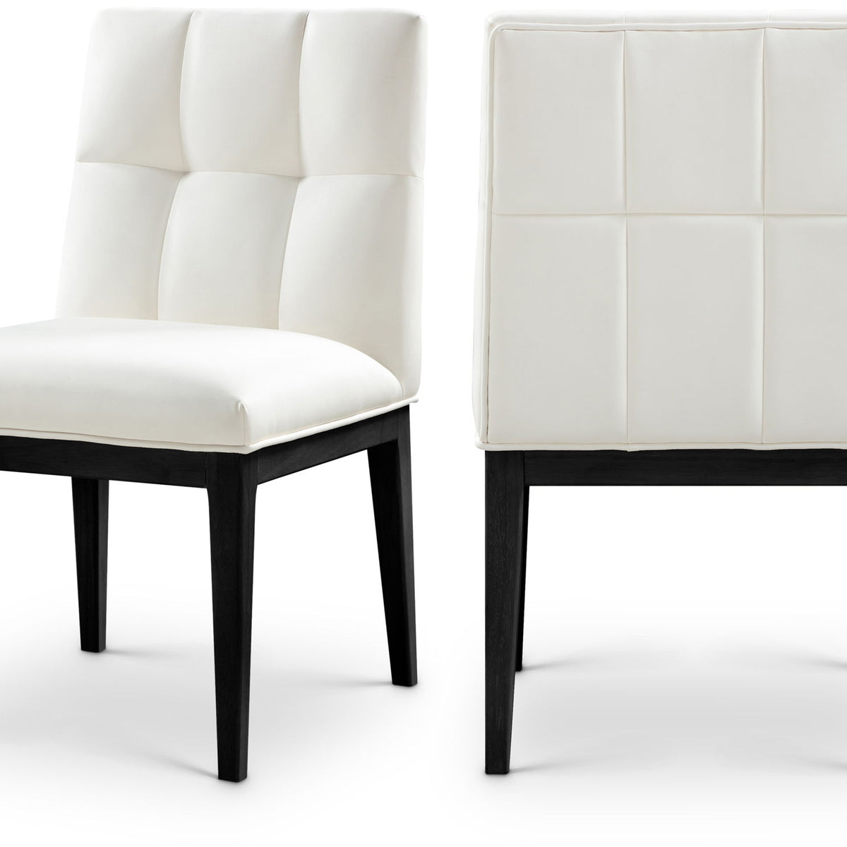 Adrian - Dining Side Chair (Set of 2) - Black Legs