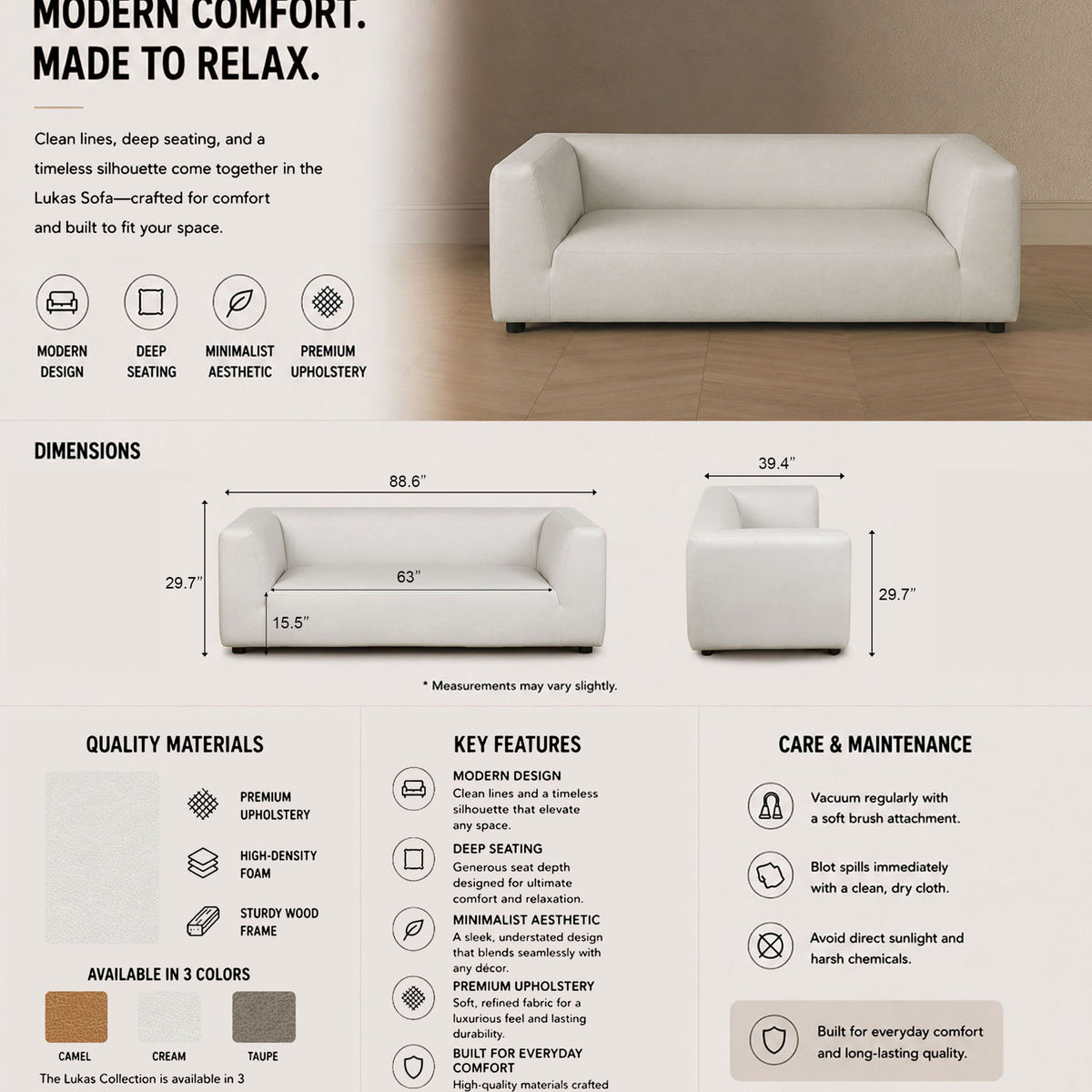 Manhattan Lukas - Sofa