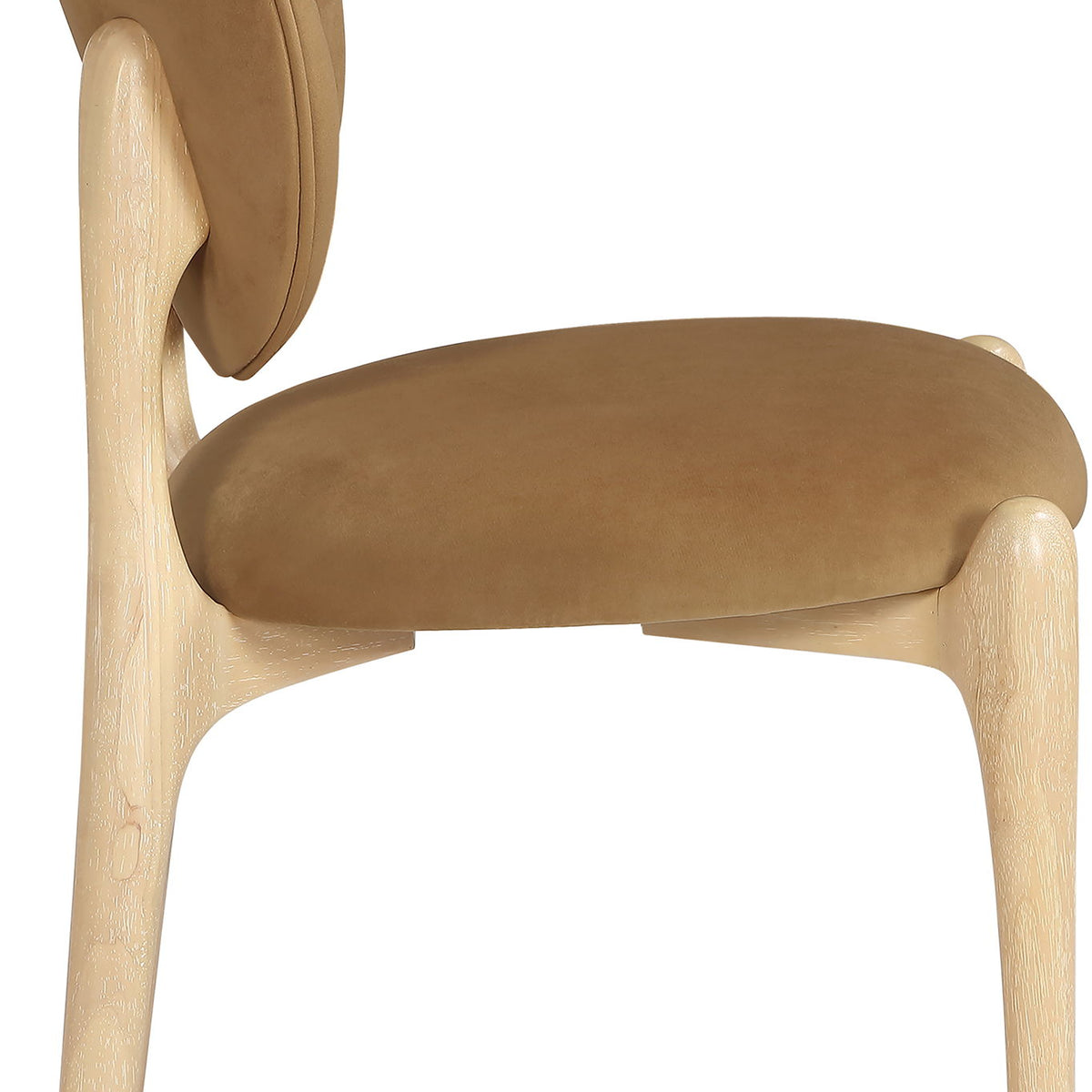 Velora - Upholstered Dining Chair (Set of 2) - Saddle / Natural