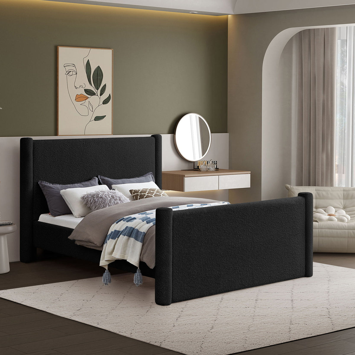 Elias - Boucle Bed
