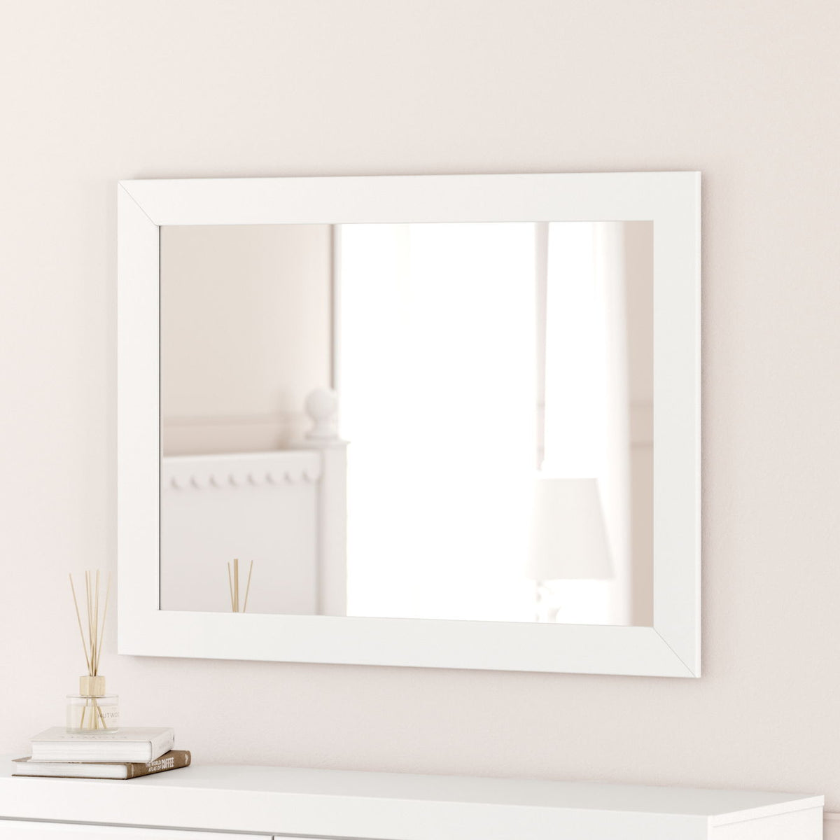 Mollviney - Bedroom Mirror - White