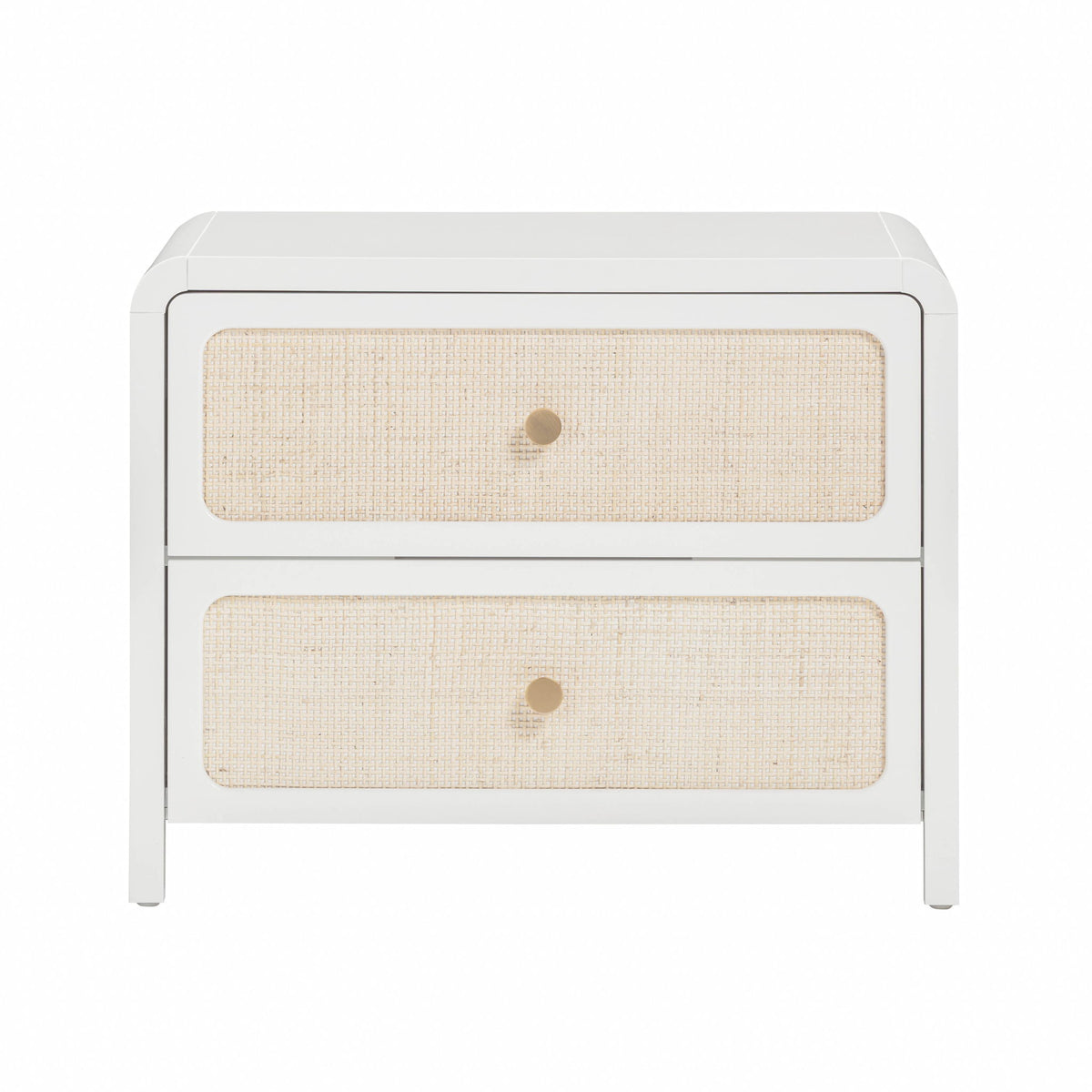 Patty - Rattan 2-Drawer Nightstand