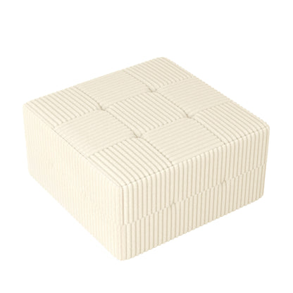 Modern Minimalist Ottoman Sofa Compressed Sectional Corduroy Couch Sleeper