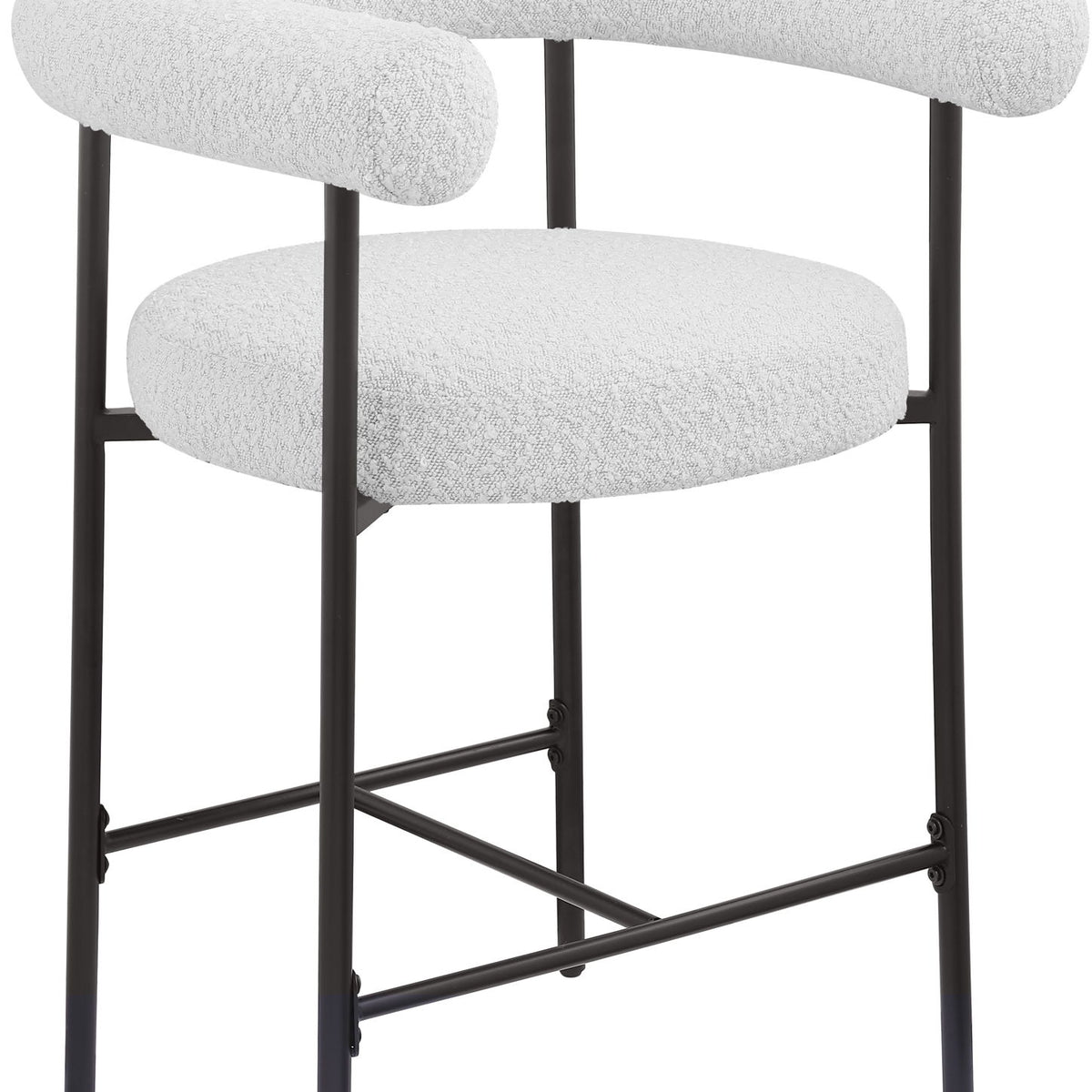 Blake - Counter Stool With Black Base (Set of 2)