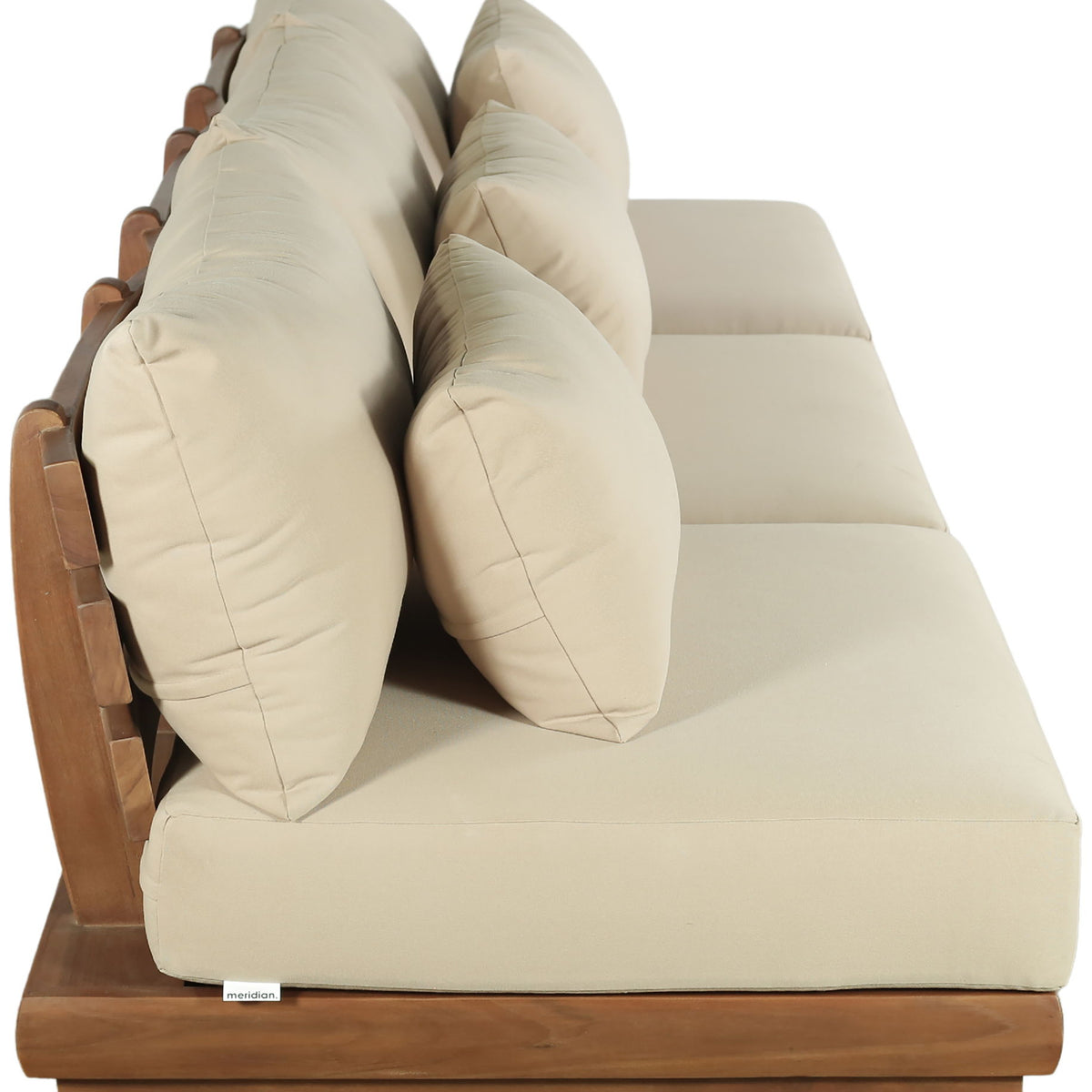 Mirella - 3 Piece Water Resistant Fabric Upholstered Outdoor Patio Modular Sofa