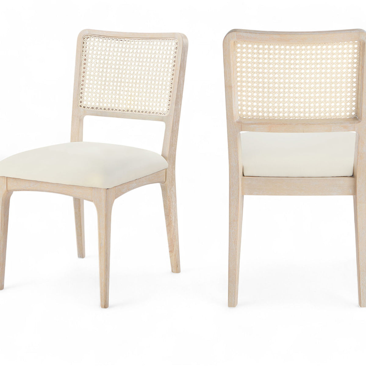Atrium - Upholstered Seat Dining Chair With Brushed Natural Base (Set of 2)