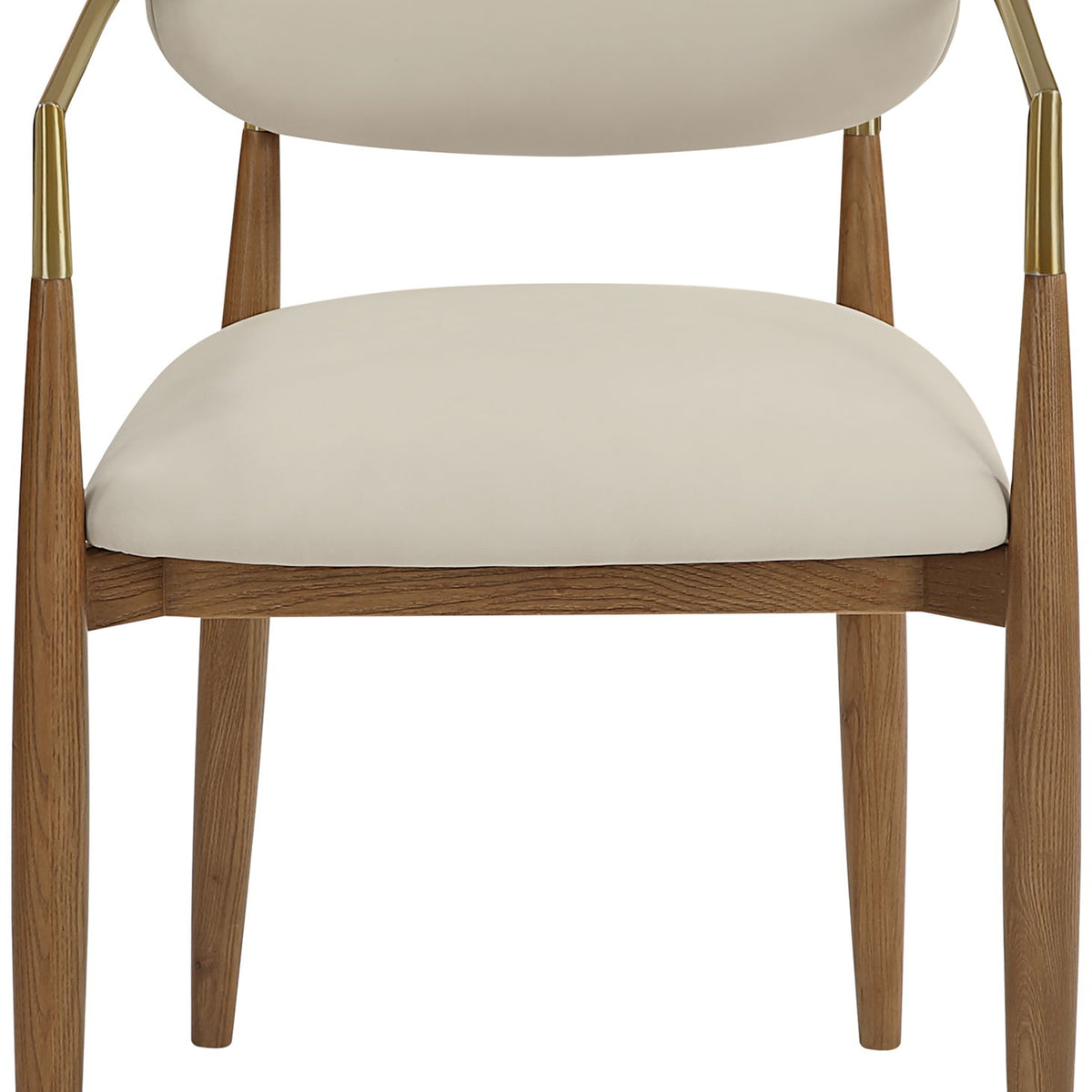 Riccio - Dining Arm Chair (Set of 2) - Walnut Frame