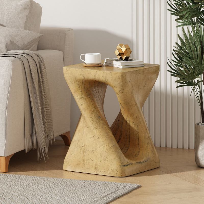 Twist Shape Side Table