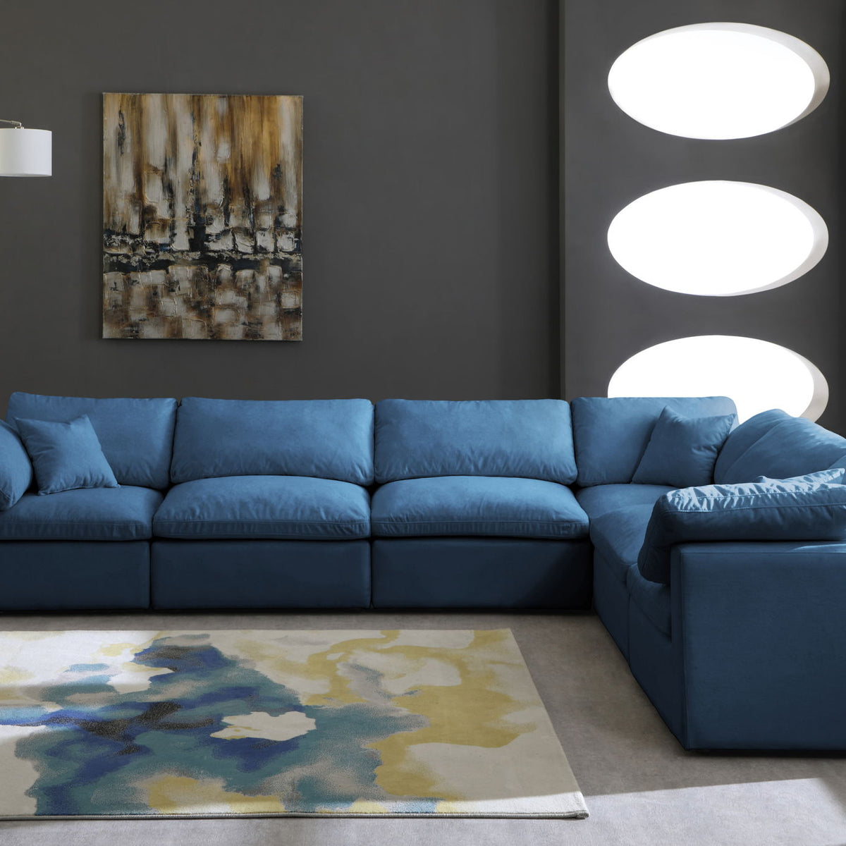 Plush - 6 Piece Modular Sectional