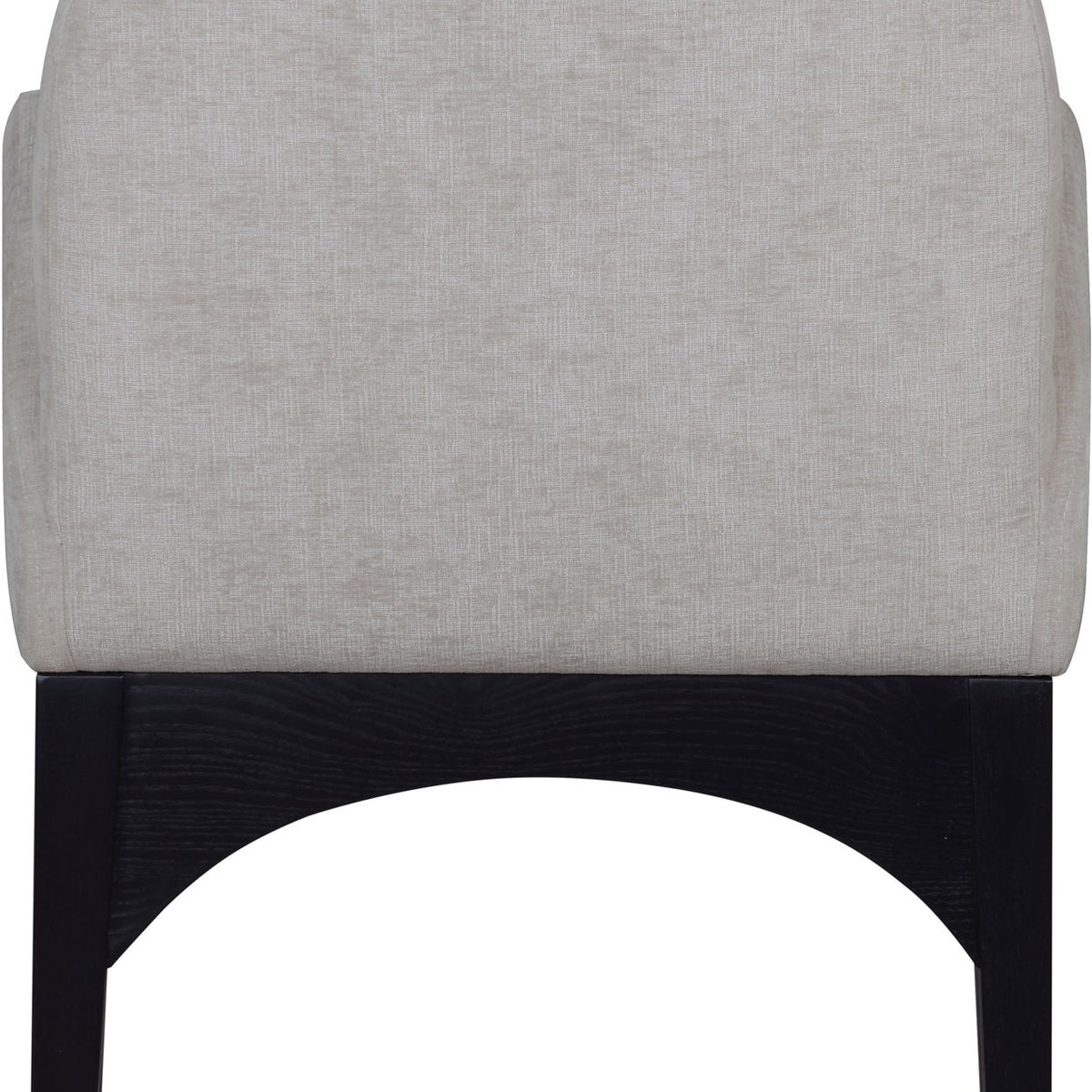 Waldorf - Chenille Dining Arm Chair With Black Legs