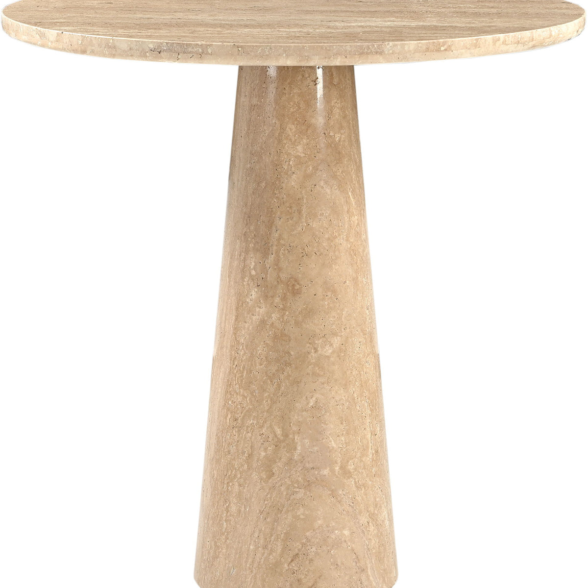 Fontelina - 30" Genuine Bistro Dining Table - Travertine