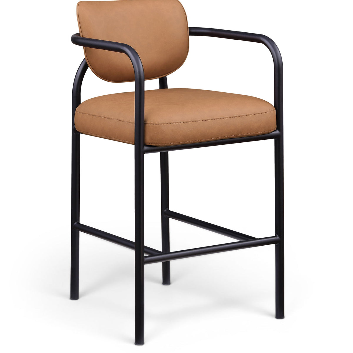 Serava - Vegan Leather Upholstered Bar Stool