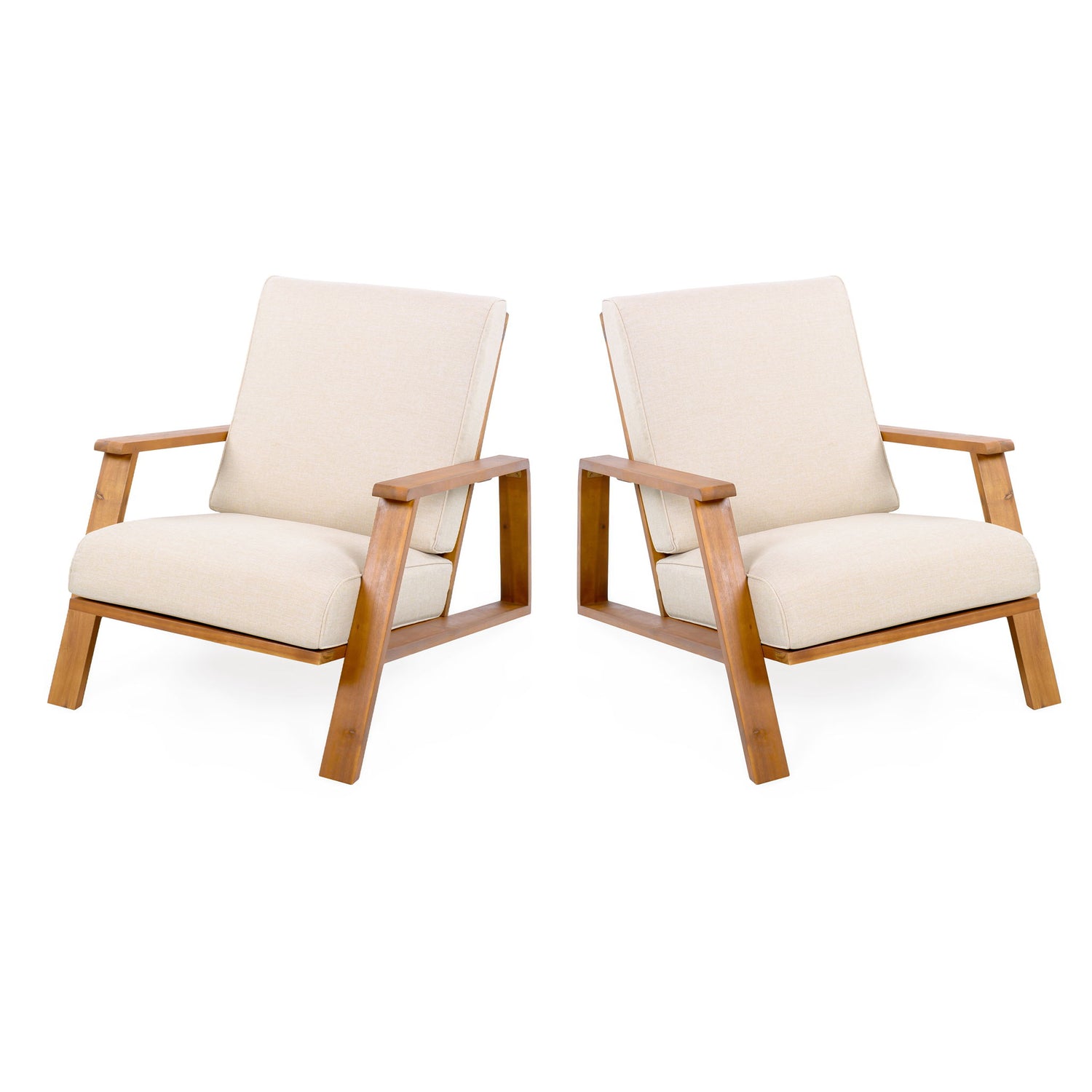 Outdoor Patio Lounge Chair (Set of 2)