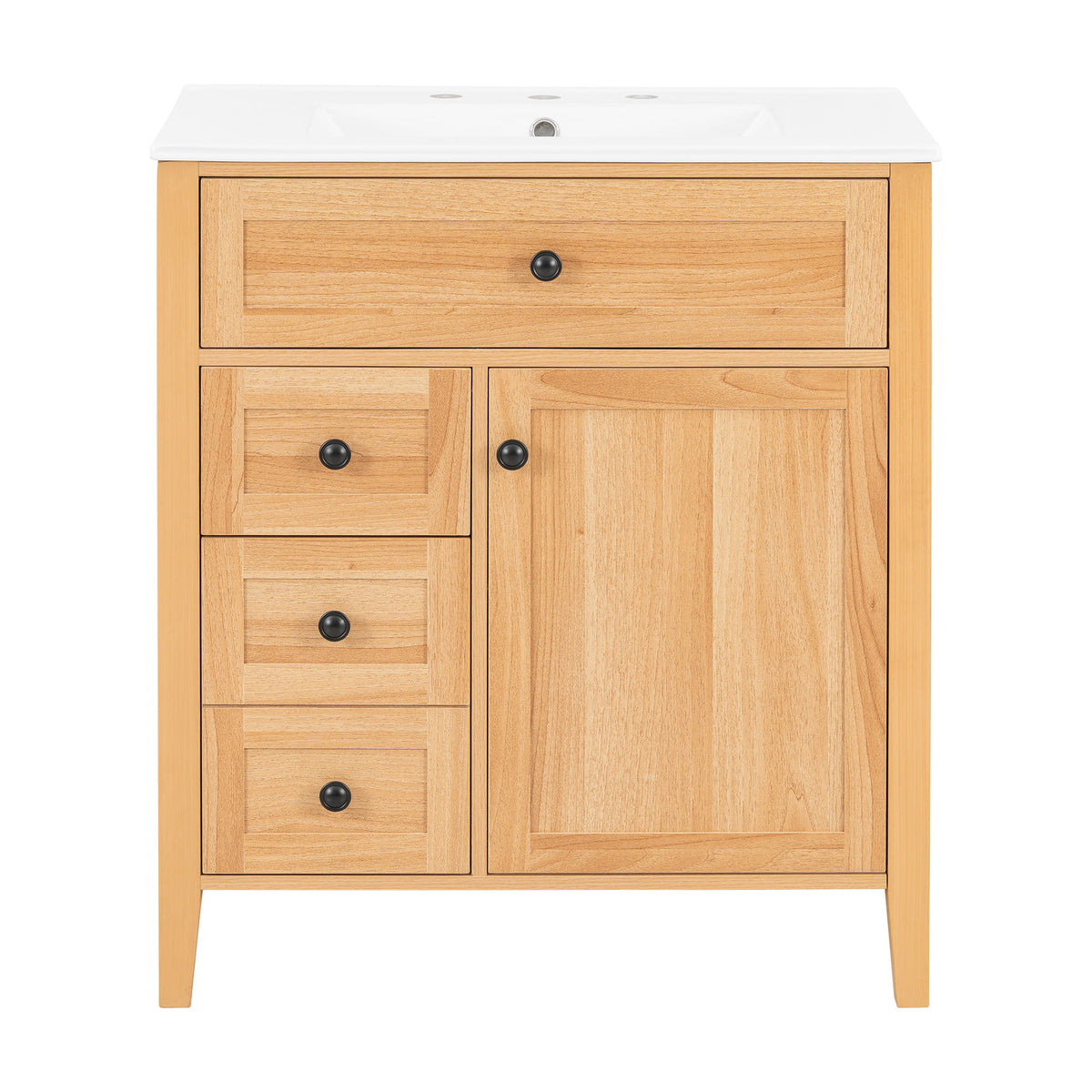 Bathroom Vanity With Sink, Soft Closing Cabinet