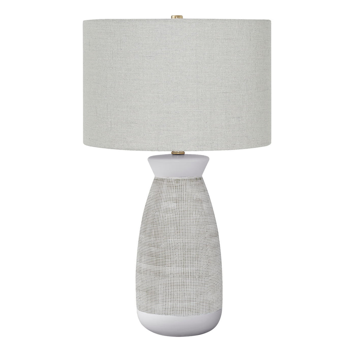 Lighting, Table Lamp, Ceramic, Contemporary - Gray