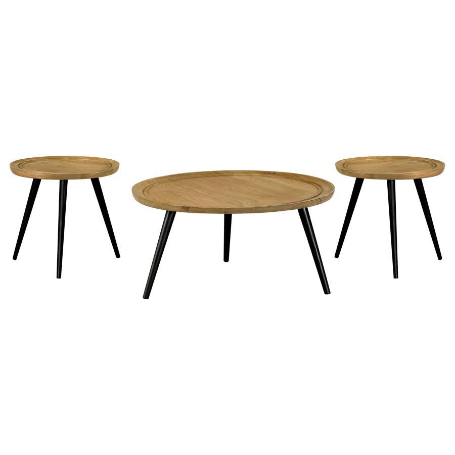 Zoe - Mango Wood Coffee Table Set