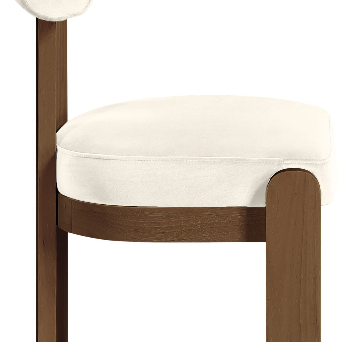 Arienzo - Performance Fabric Upholstered Dining Chair (Set of 2) - Walnut Base