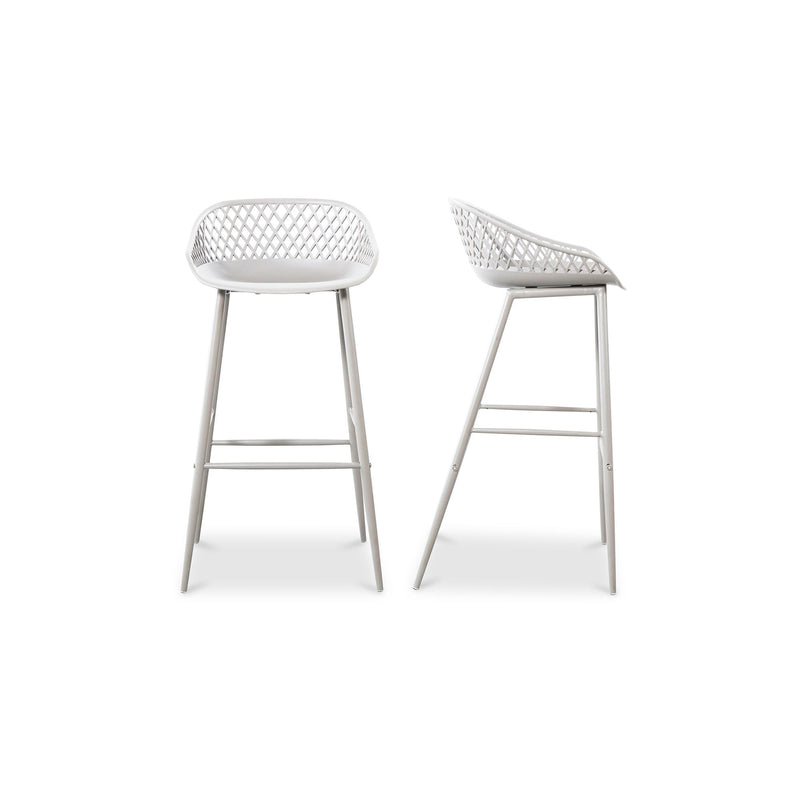 Piazza - Outdoor Barstool (Set of 2) - White