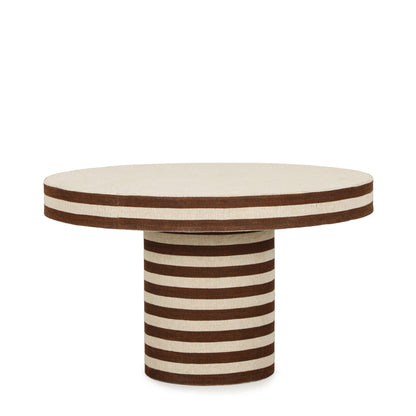 Lyra - Striped Cotton Jute Contract-Grade Table