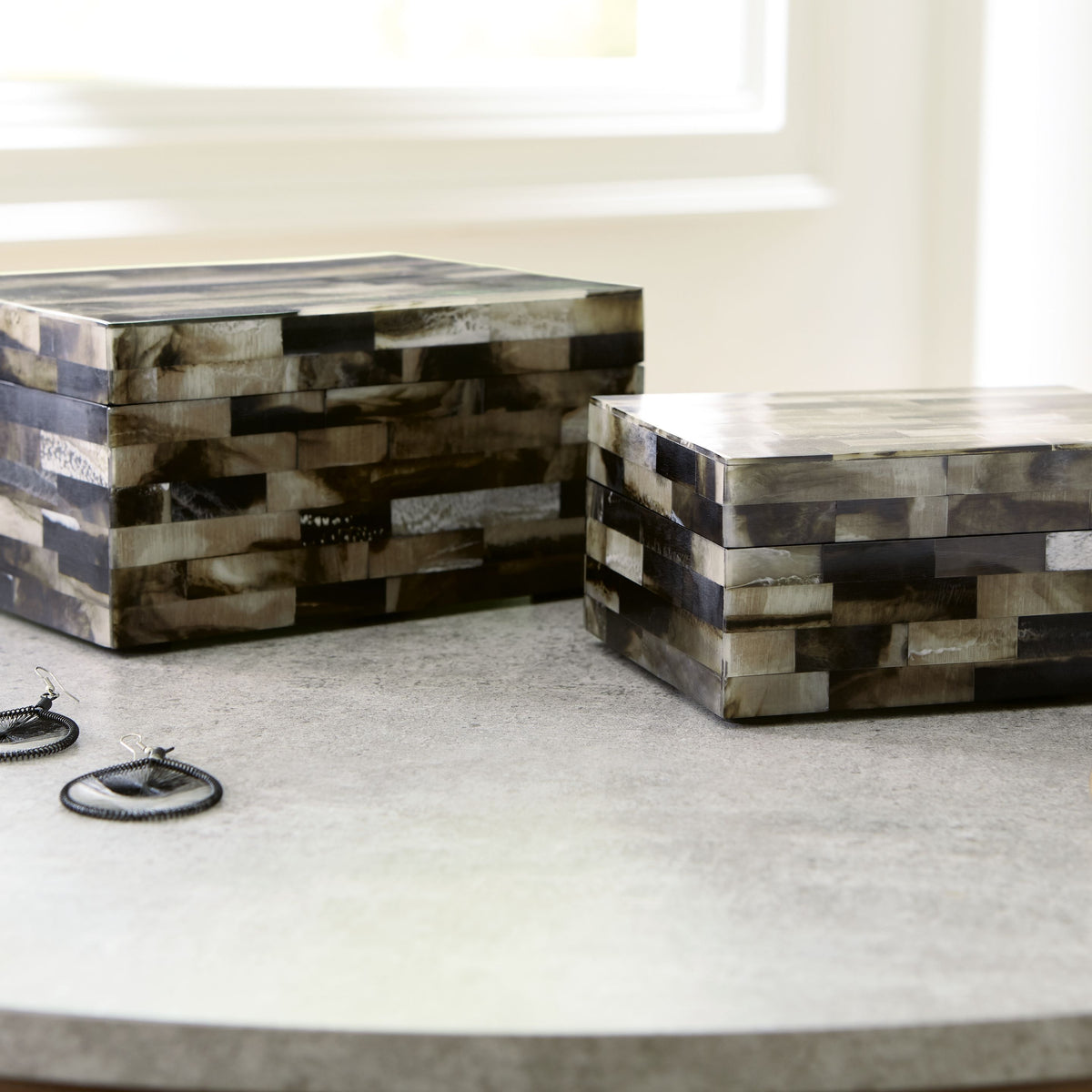 Ellford - Box Set (Set of 2) - Black / Brown / Cream