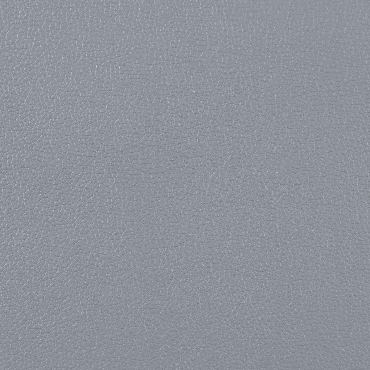 Irine - Faux Leather Sectional Sofa With Ottoman - Gray