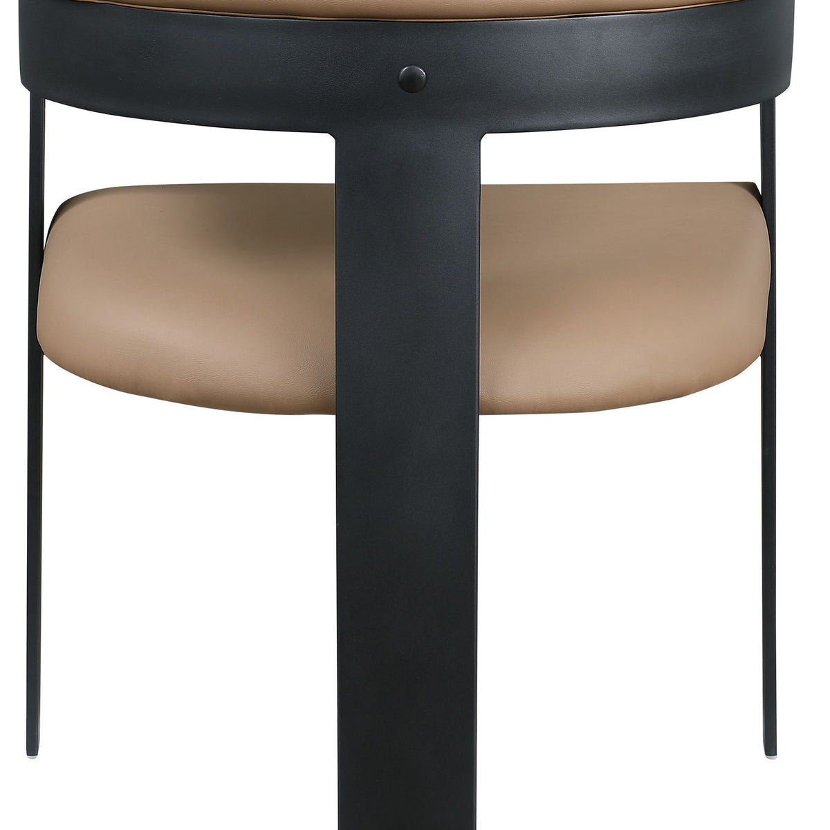 Romeo - Faux Leather Dining Chair With Black Base (Set of 2)