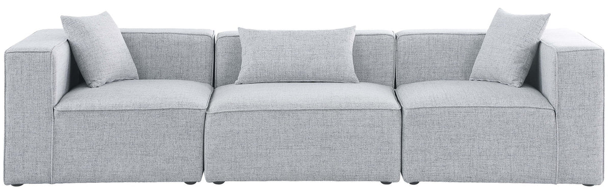 Cube - Linen Modular 3 Seat Sofa