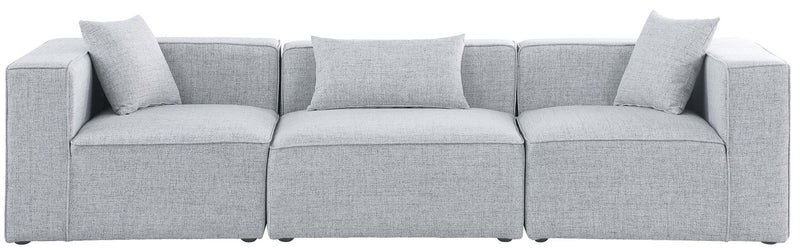 Cube - Linen Modular 3 Seat Sofa