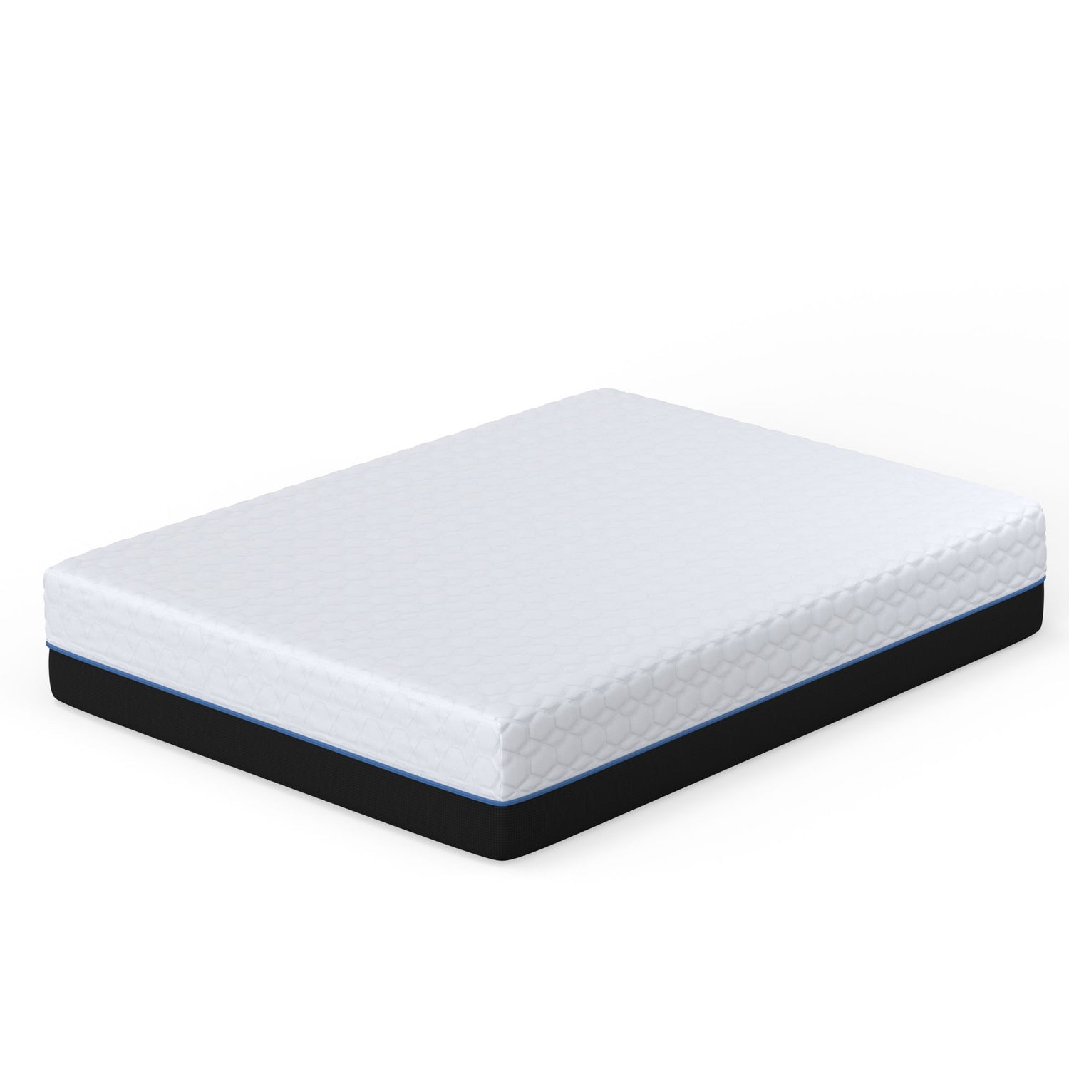 Copper Lux - 14" Plush Memory Foam Mattress With Phase Change Cooling Fabric