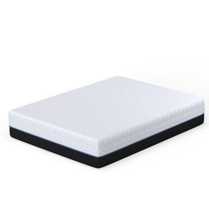 Copper Lux - 14" Plush Memory Foam Mattress With Phase Change Cooling Fabric