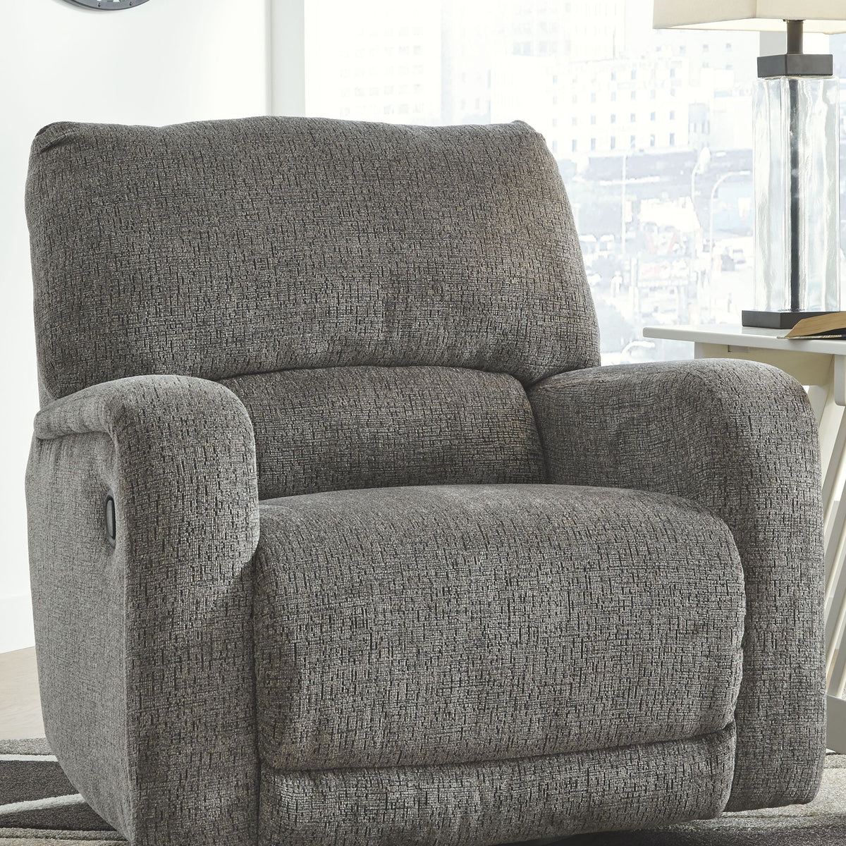 Wittlich - Slate - Swivel Glider Recliner