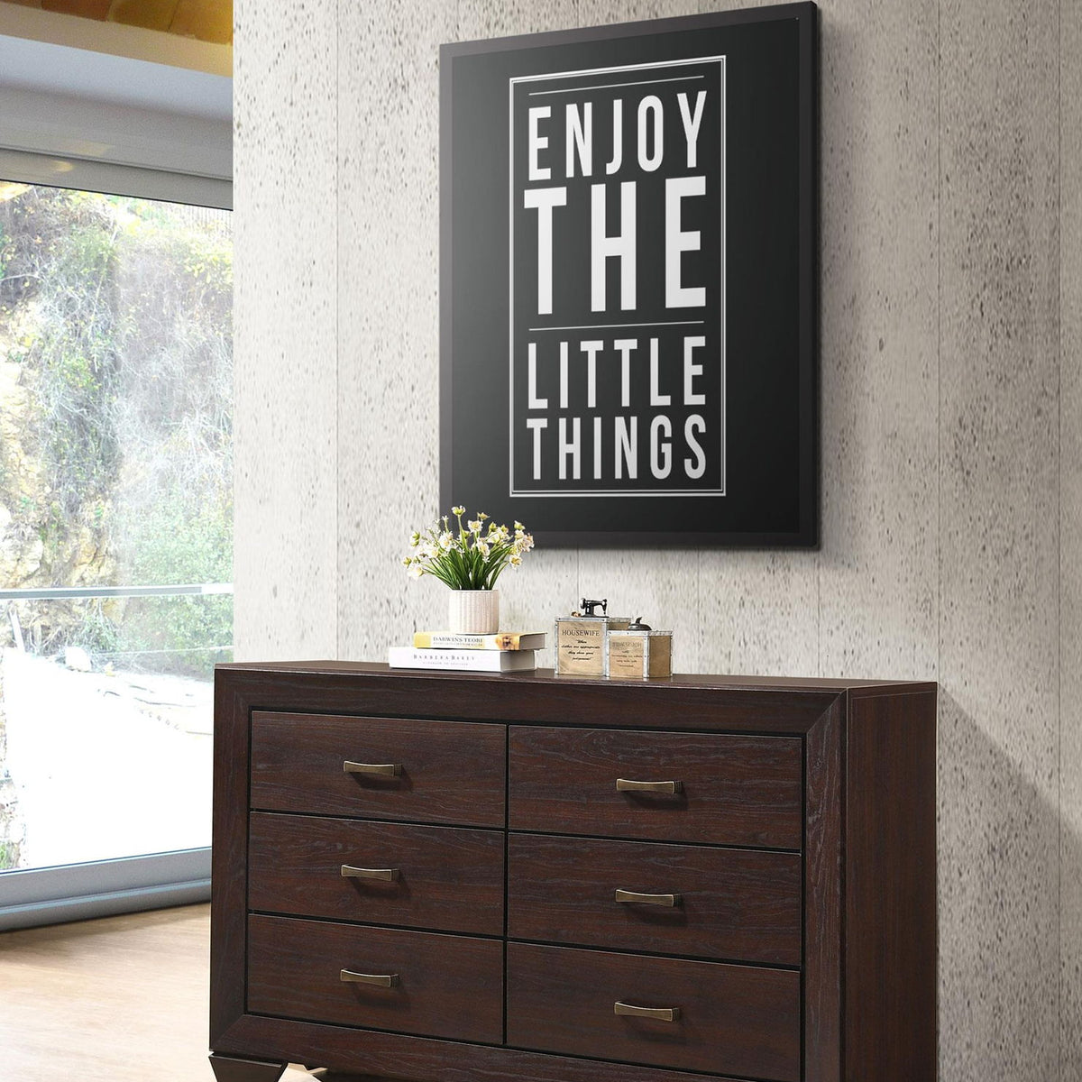 Kauffman 6-drawer Dresser Dark Cocoa