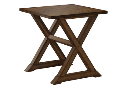 Compact Accent End Table, Square, Transitional