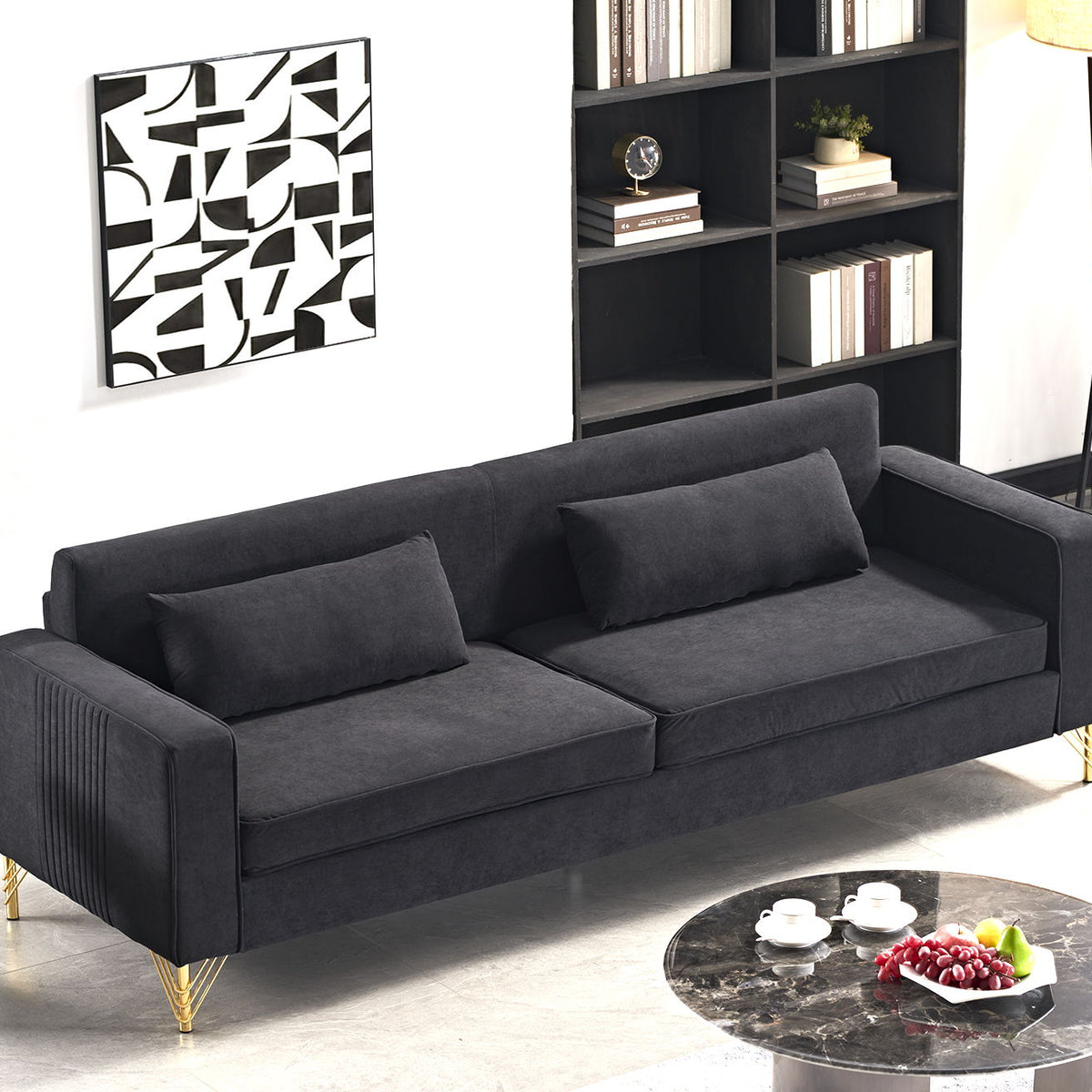 Aesthetic 3 Seater Couch With Classic Modern Appeal And Luxurious Soft Comfort
