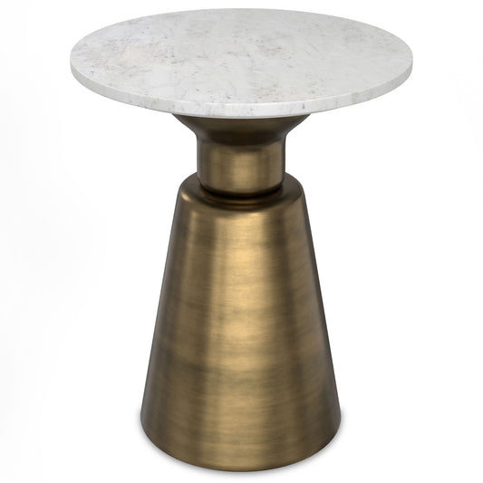 Leyla - Side Table - Antique Brass