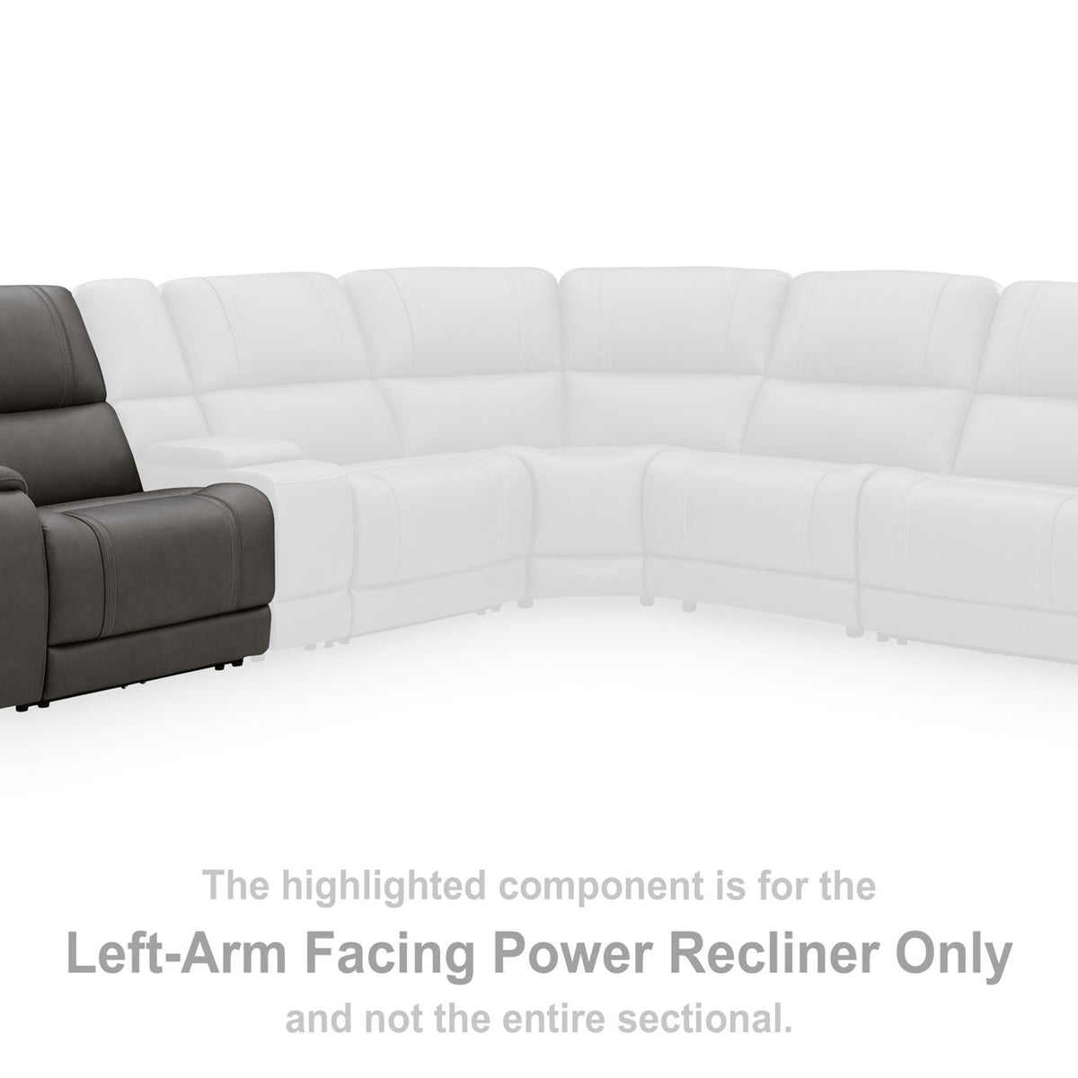 5Z - Pittson - LAF Zero Wall Power Recliner - Anchor