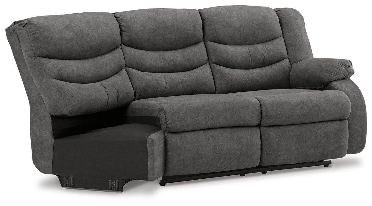 Partymate - Raf Reclining Loveseat - Slate
