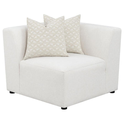 Freddie - Upholstered Corner Chair - Pearl