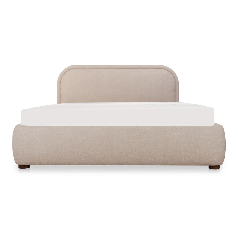 Colin - Queen Storage Bed - Light Brown