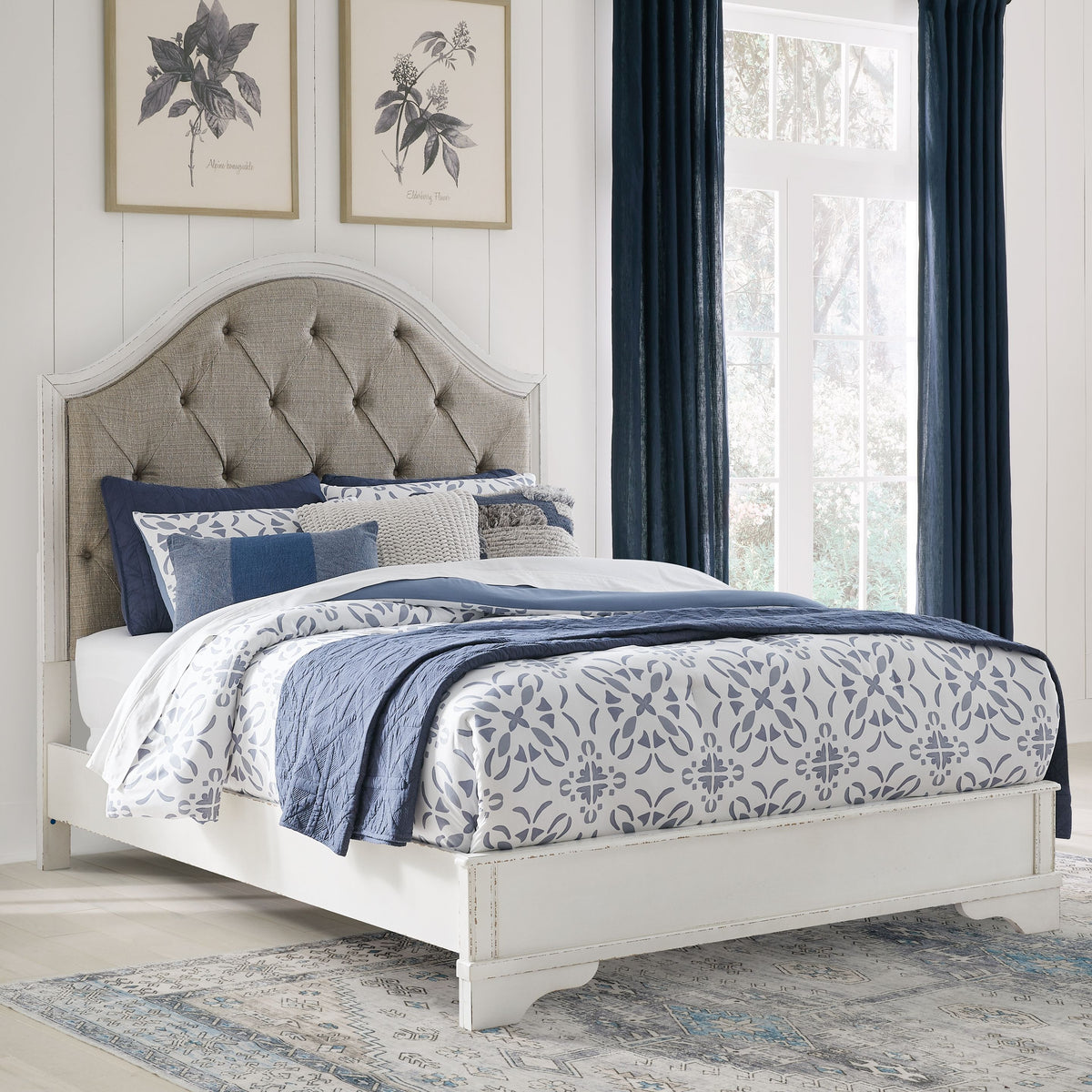 Blendon - Upholstered Panel Bed