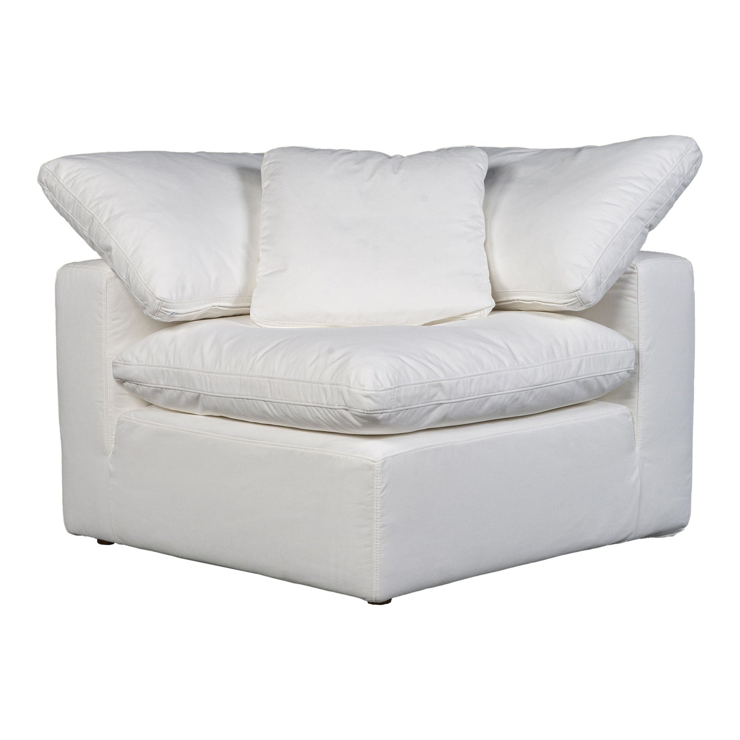 Terra - Livesmart Fabric Condo Corner Chair - Cream