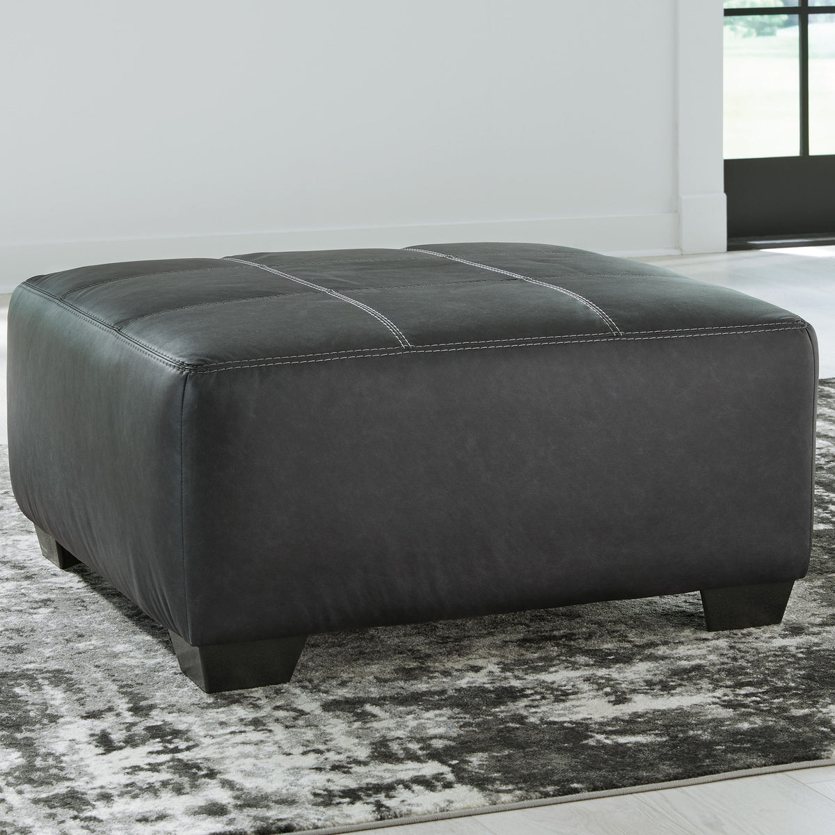Brixley Pier - Graphite - Oversized Accent Ottoman