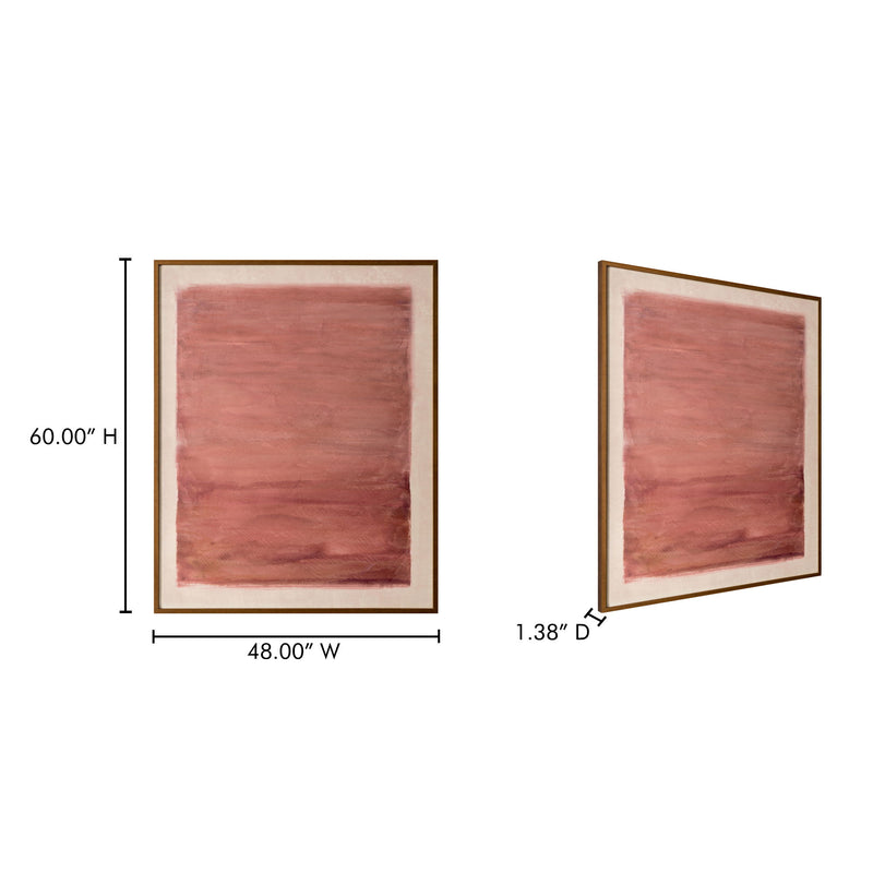 Solo - Framed Painting - Pink