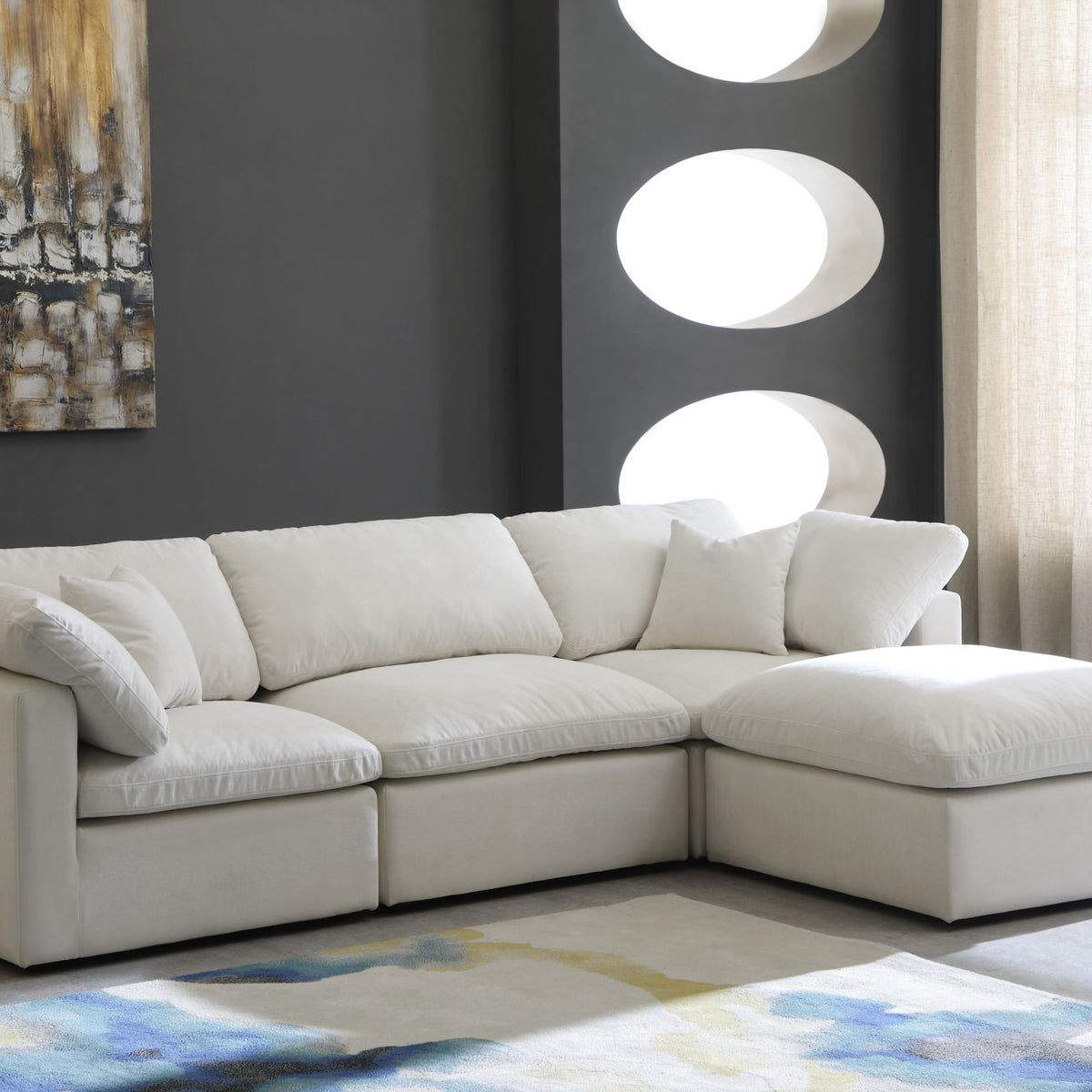 Plush - 4 Piece Modular Sectional