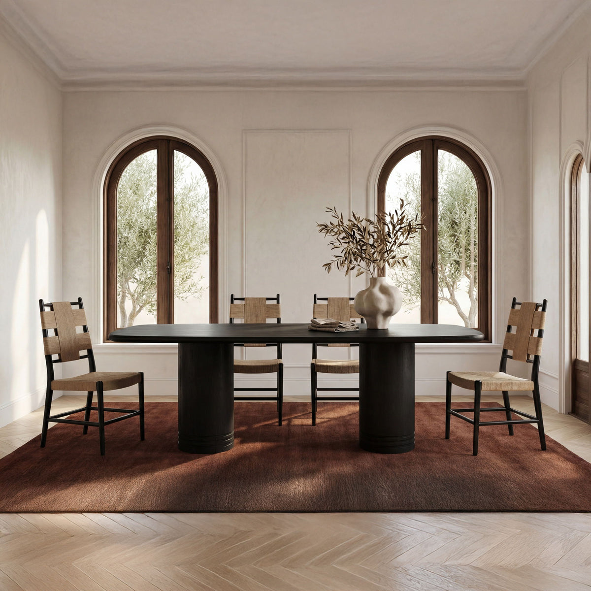 Daphne - Dining Table Large - Black