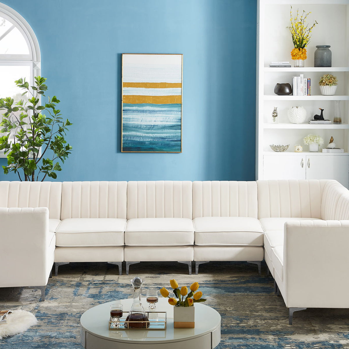 Alina - 8 Piece Modular U-Shaped Sectional